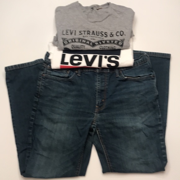 LEVI’S 541 Jeans  Includes 2 Free Levi's T-Shirts - Picture 1 of 11